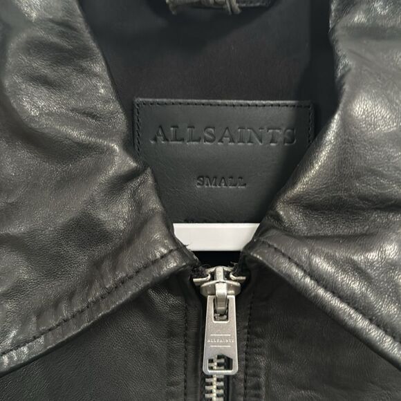 Allsaints Black Aloy Jacket NWT - Picture 5 of 8